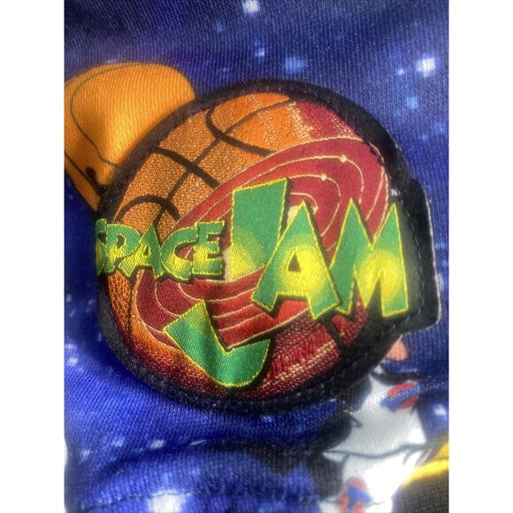 Space Jam Tune Squad Crop Top Hoodie Rare Size Juniors XL 44" Chest 18" Length - Picture 8 of 16